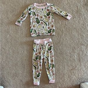 Little Sleepies Avocado Print Pajamas